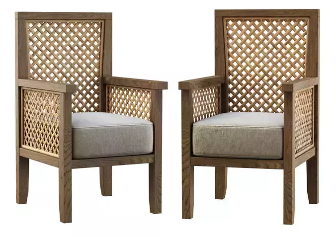 Karen wooden dining armchair