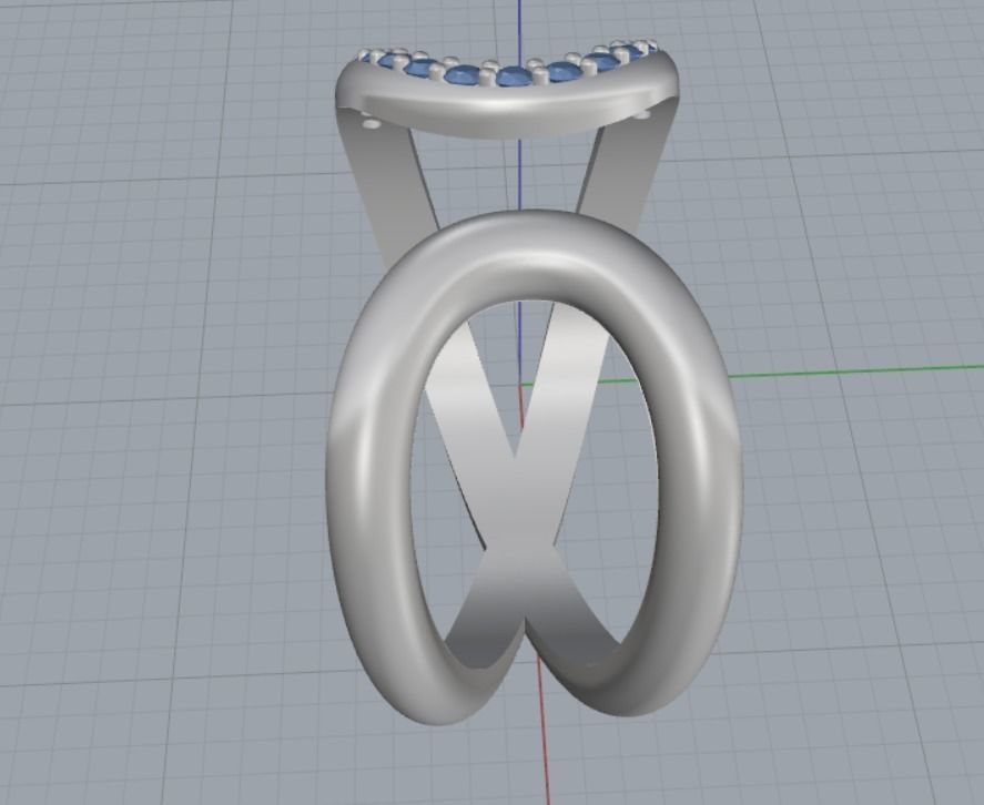 beautiful ring 3D print model_13