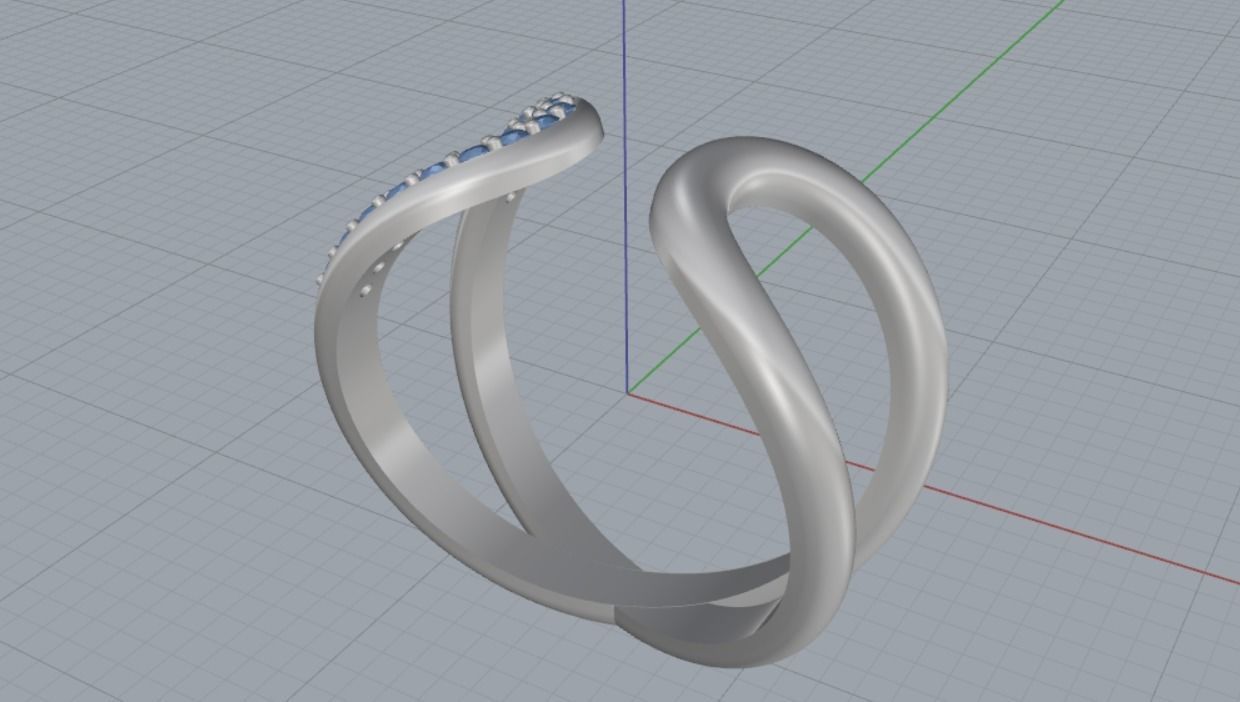 beautiful ring 3D print model_5