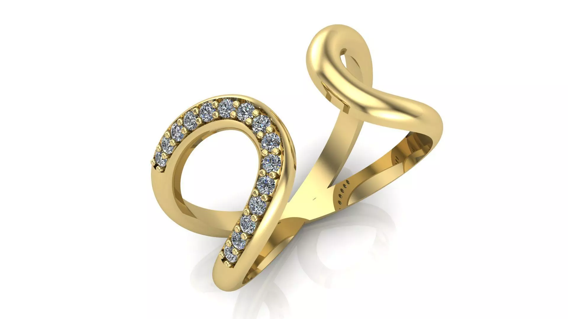 beautiful ring 3D print model_0