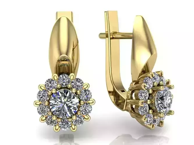 earrings with stones