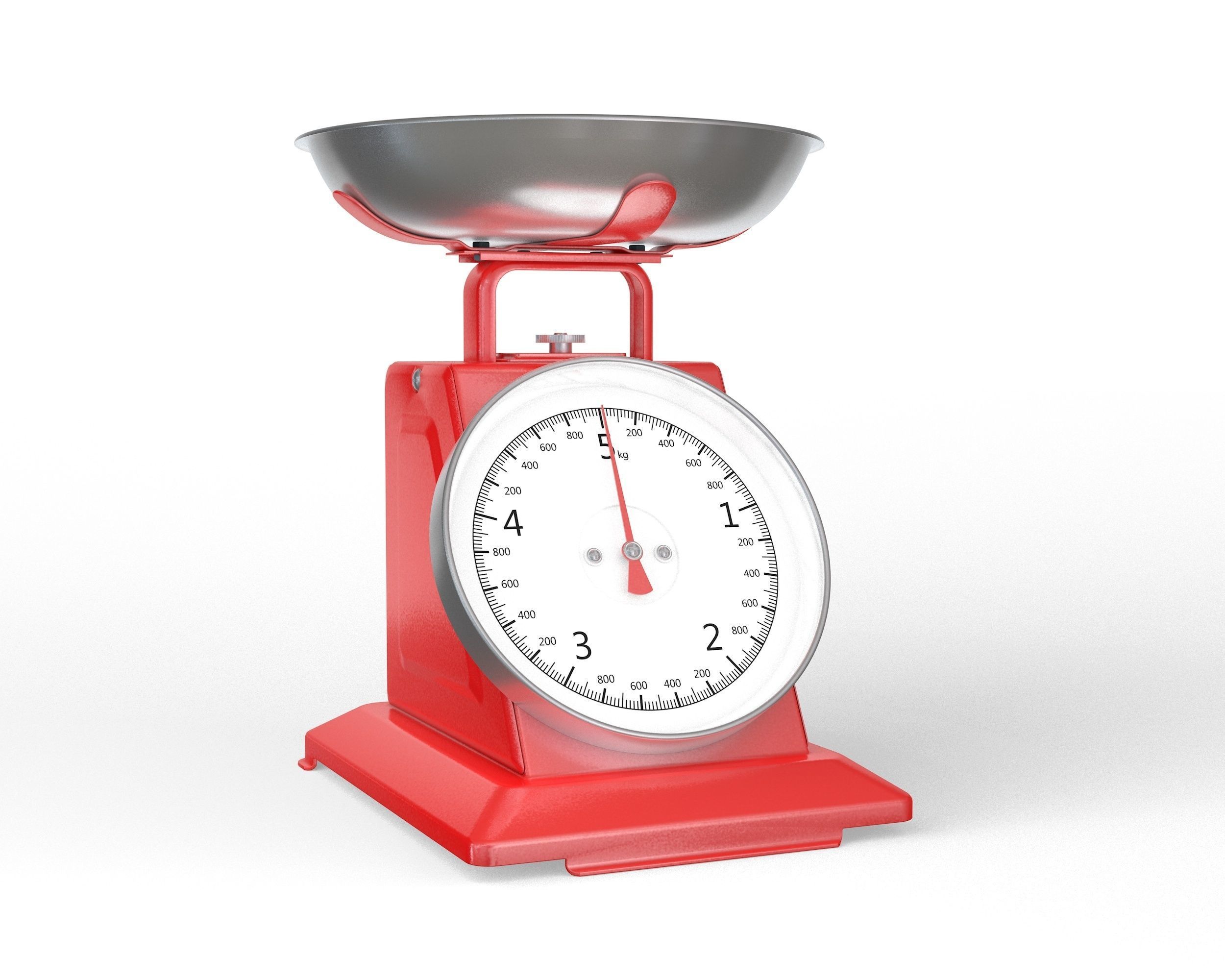 Kitchen Scale 3D model_4