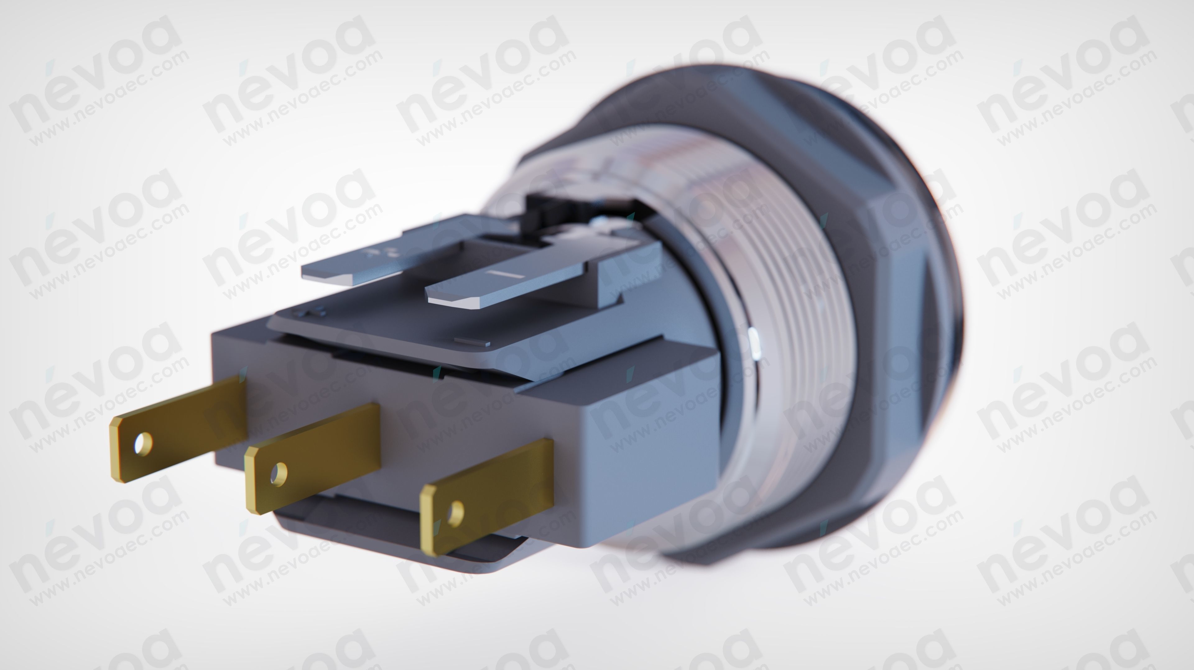 Metal Switch with Ceramic Actuator - MSM CS 19 - Schurter AG 3D model_1