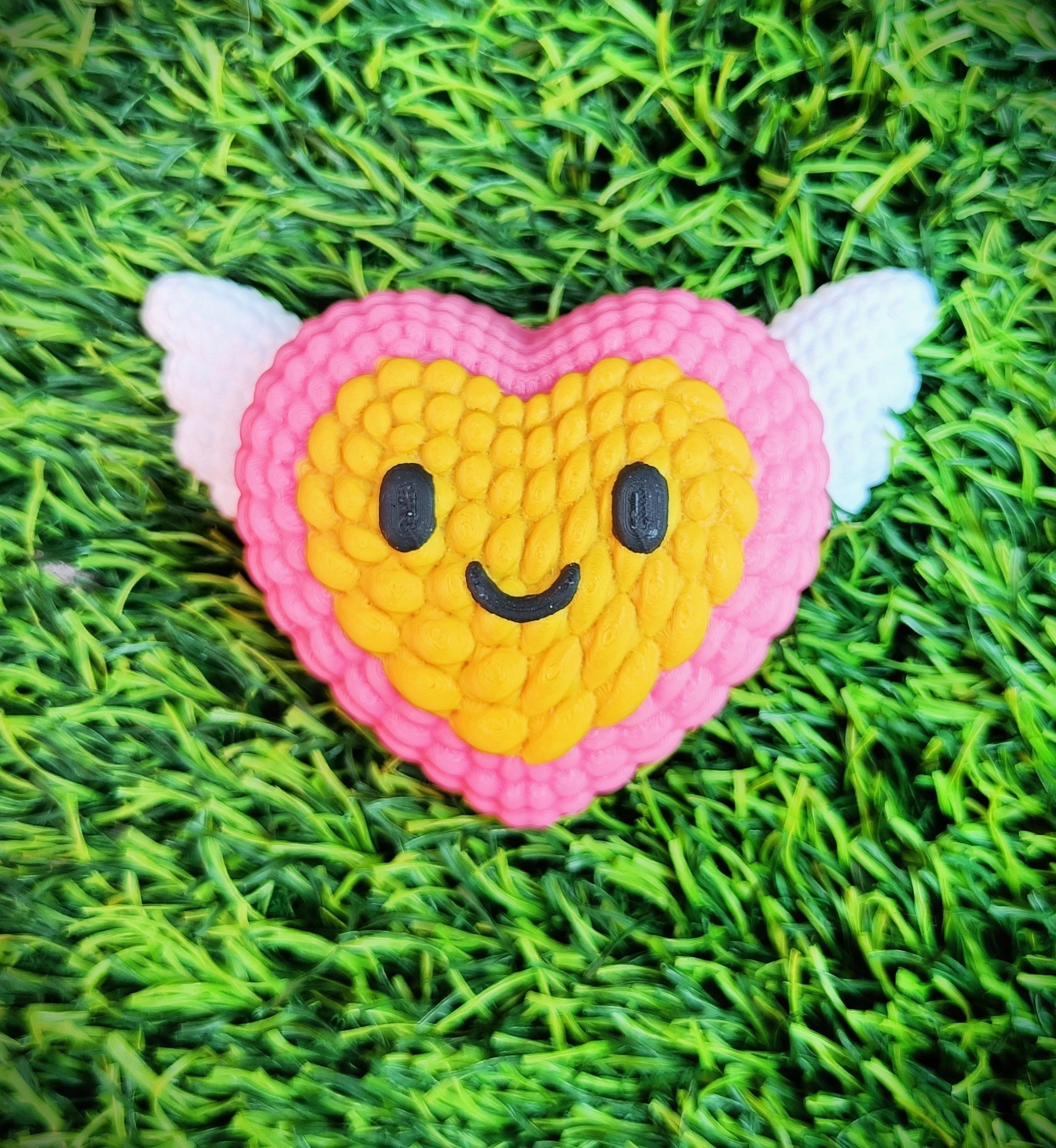 Collection Valentines Day - multicolor knitted container 3D print model_14