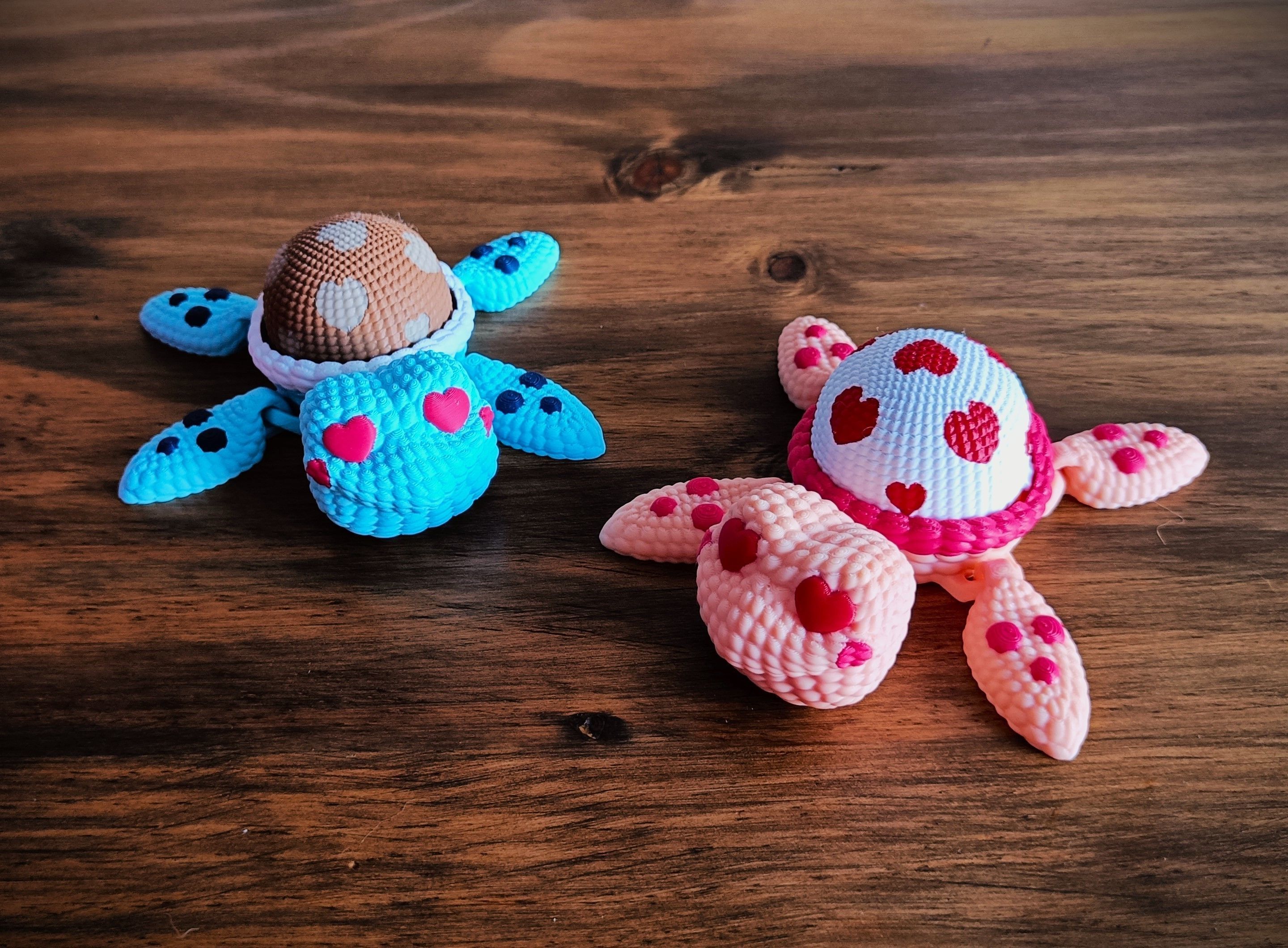 Collection Valentines Day - multicolor knitted container 3D print model_27