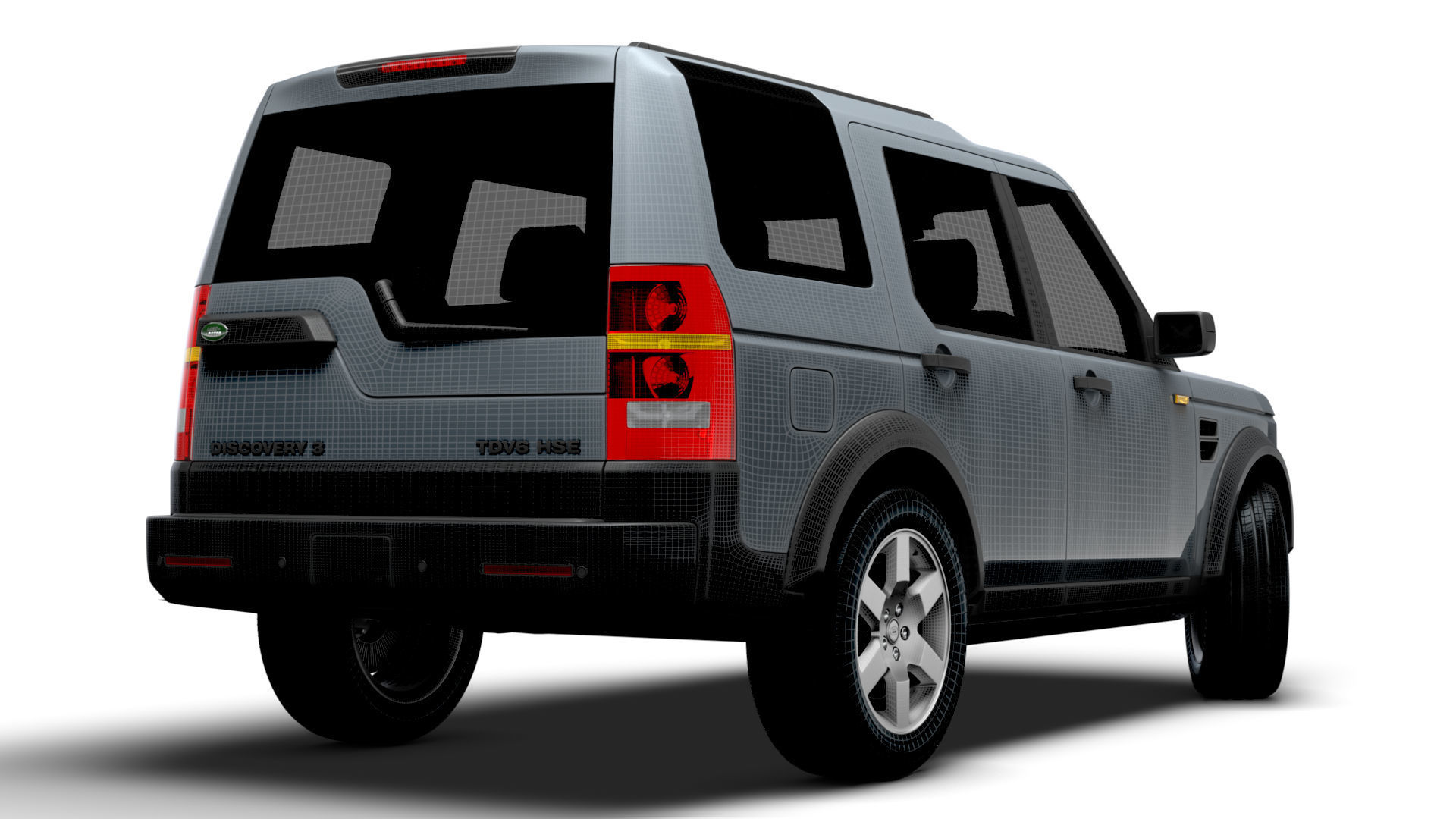 Land Rover Discovery 3 TdV6 HSE 2009 3D model_19
