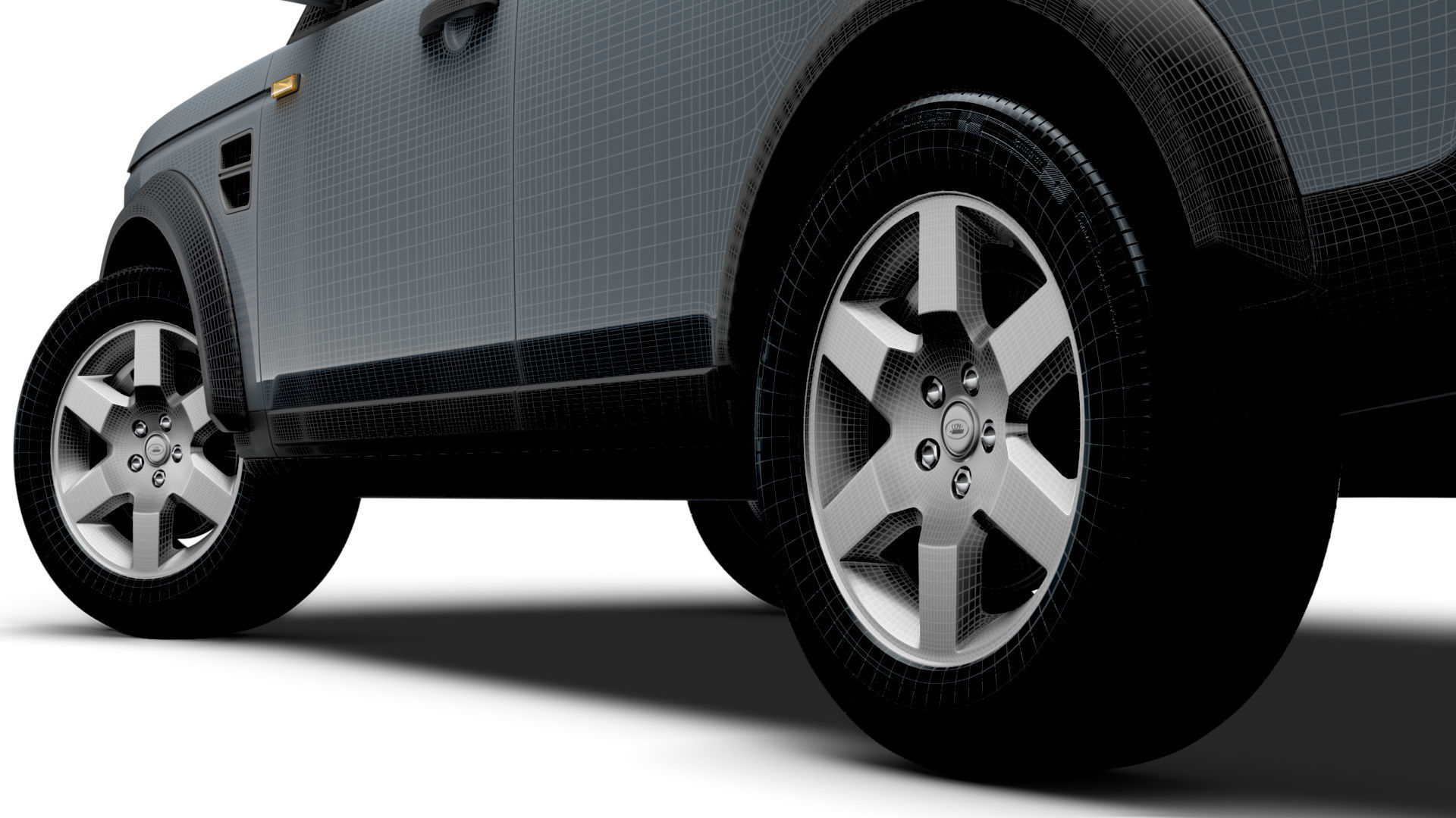 Land Rover Discovery 3 TdV6 HSE 2009 3D model_17