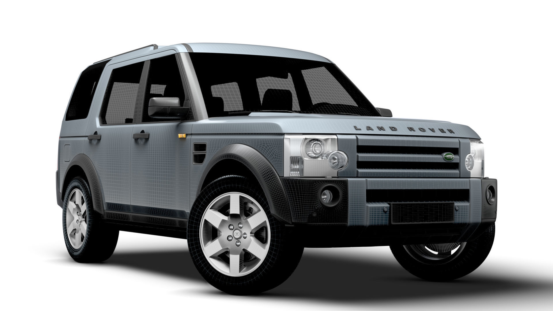 Land Rover Discovery 3 TdV6 HSE 2009 3D model_14