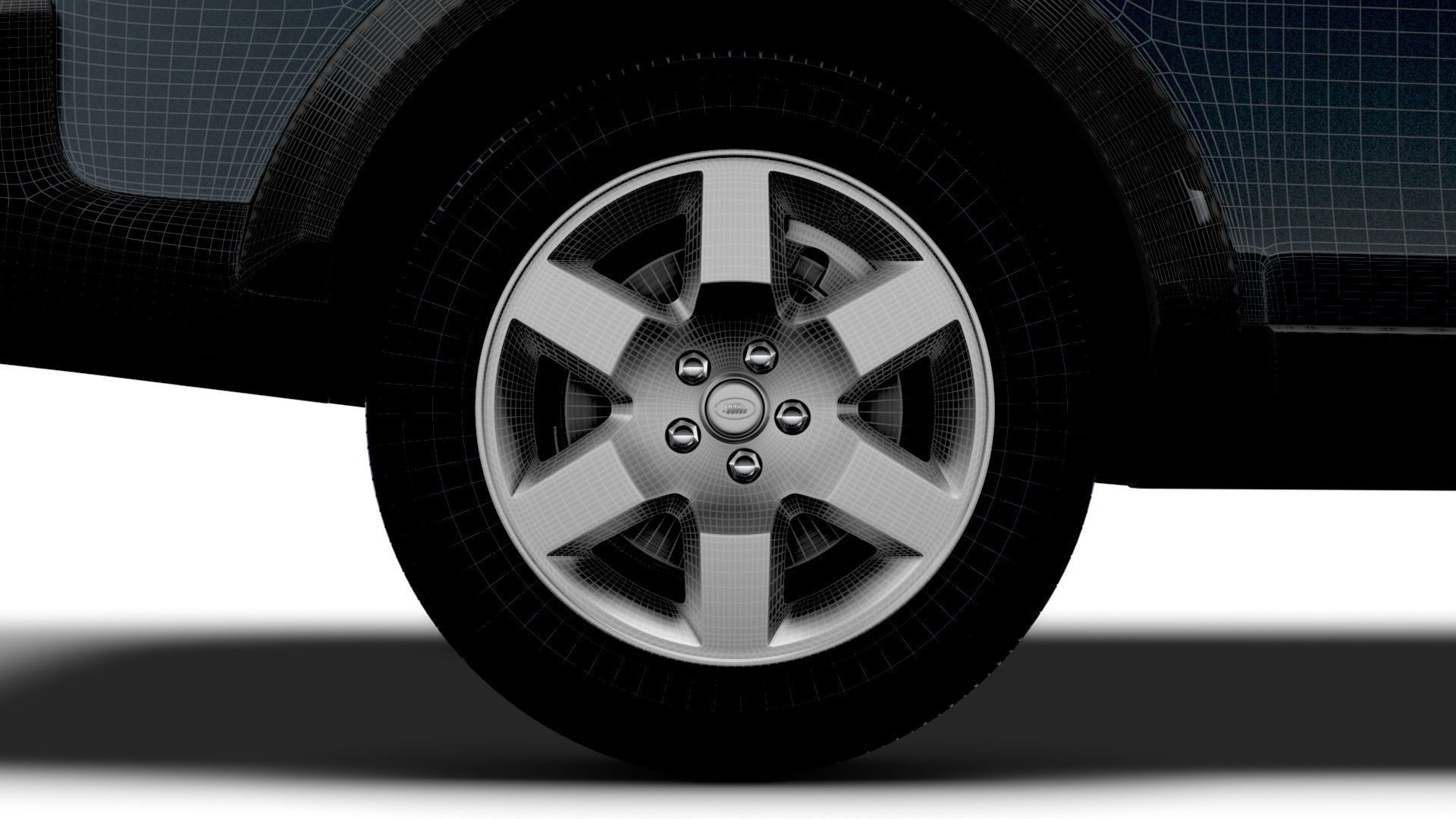 Land Rover Discovery 3 TdV6 HSE 2009 3D model_23