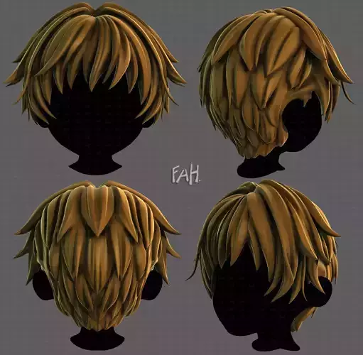 3D Hair style for boy V122