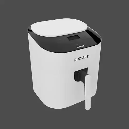 Airfryer Start Low-poly 3D model