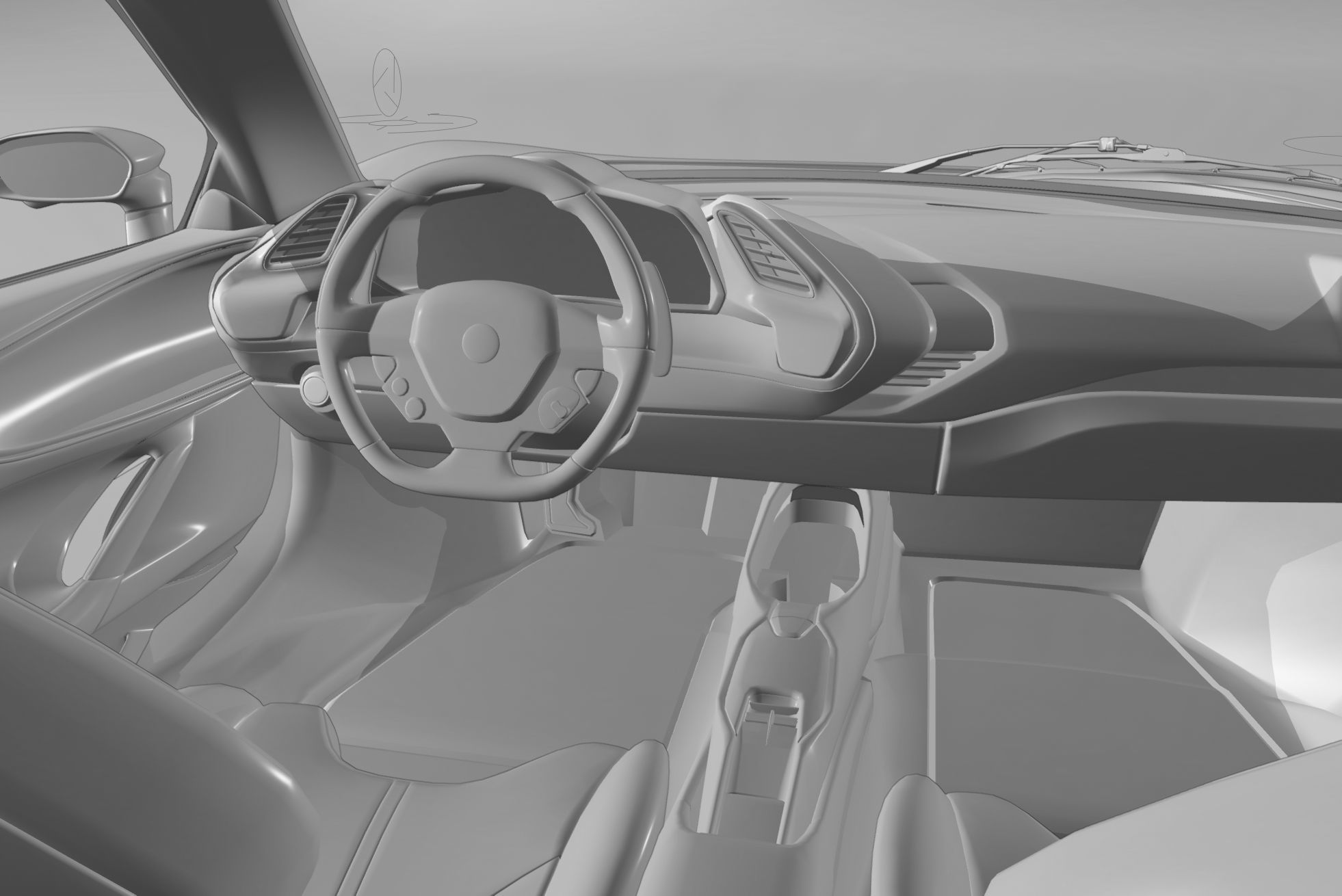 Ferrari 395 GTO concept 3D model_15