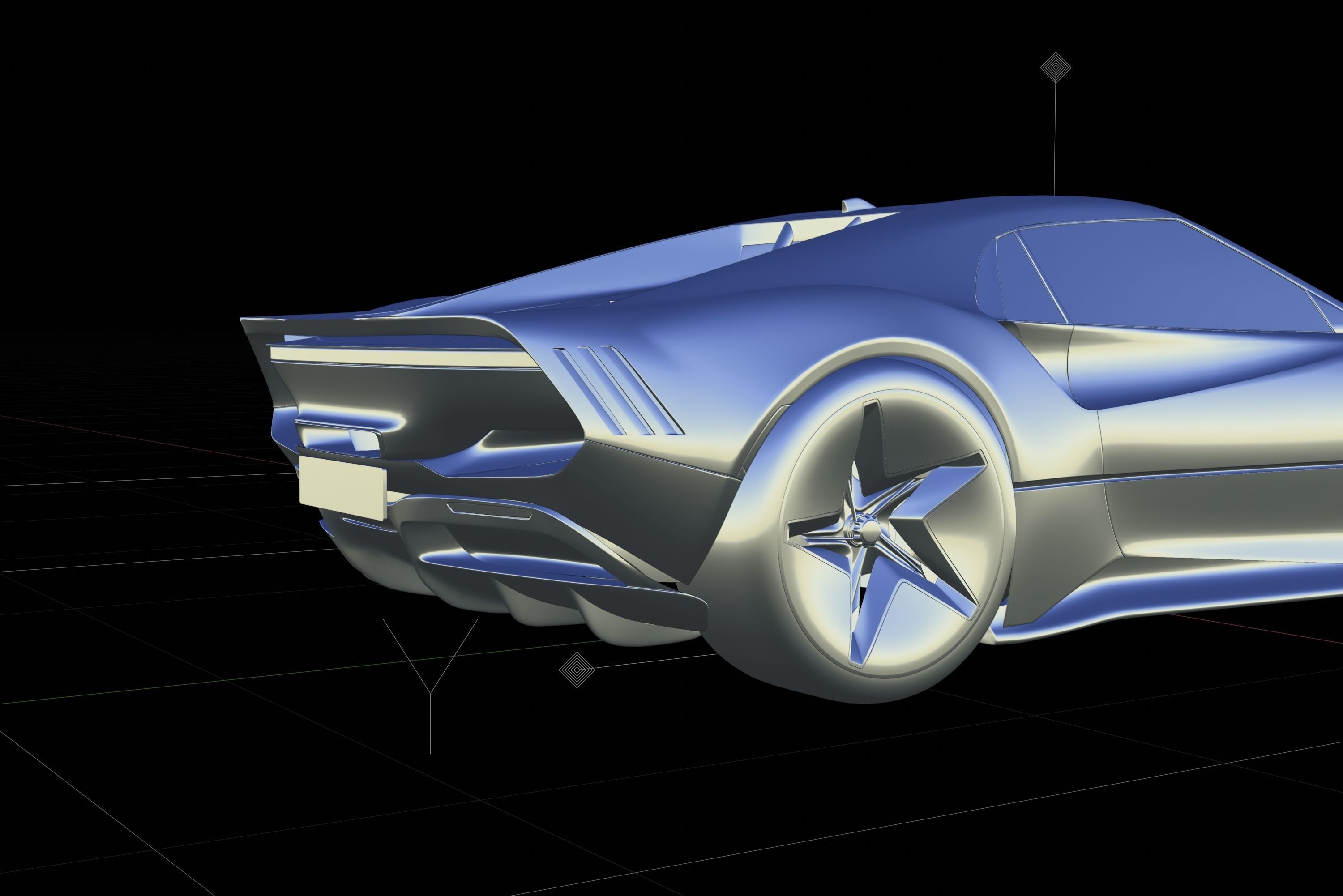 Ferrari 395 GTO concept 3D model_26