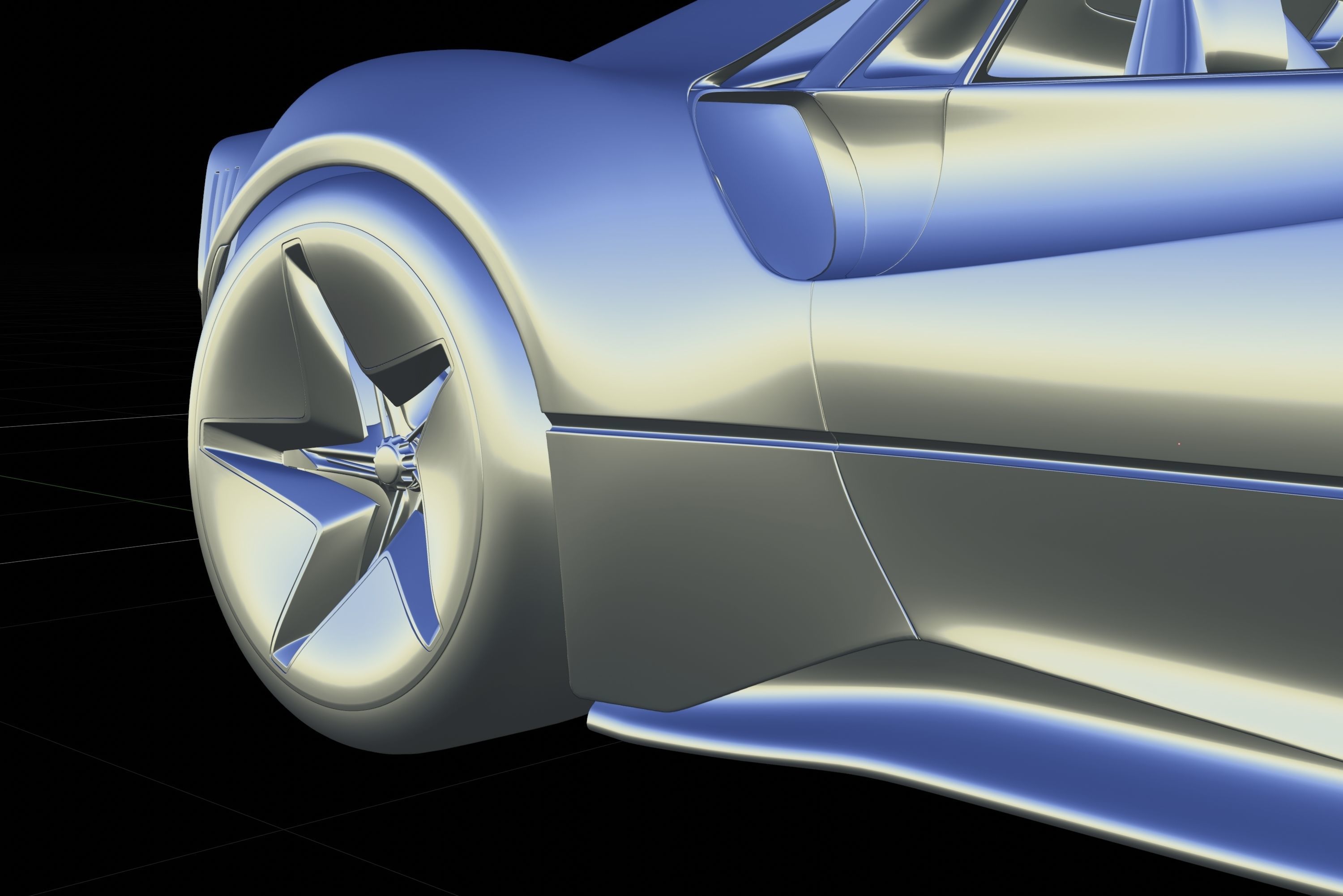 Ferrari 395 GTO concept 3D model_33