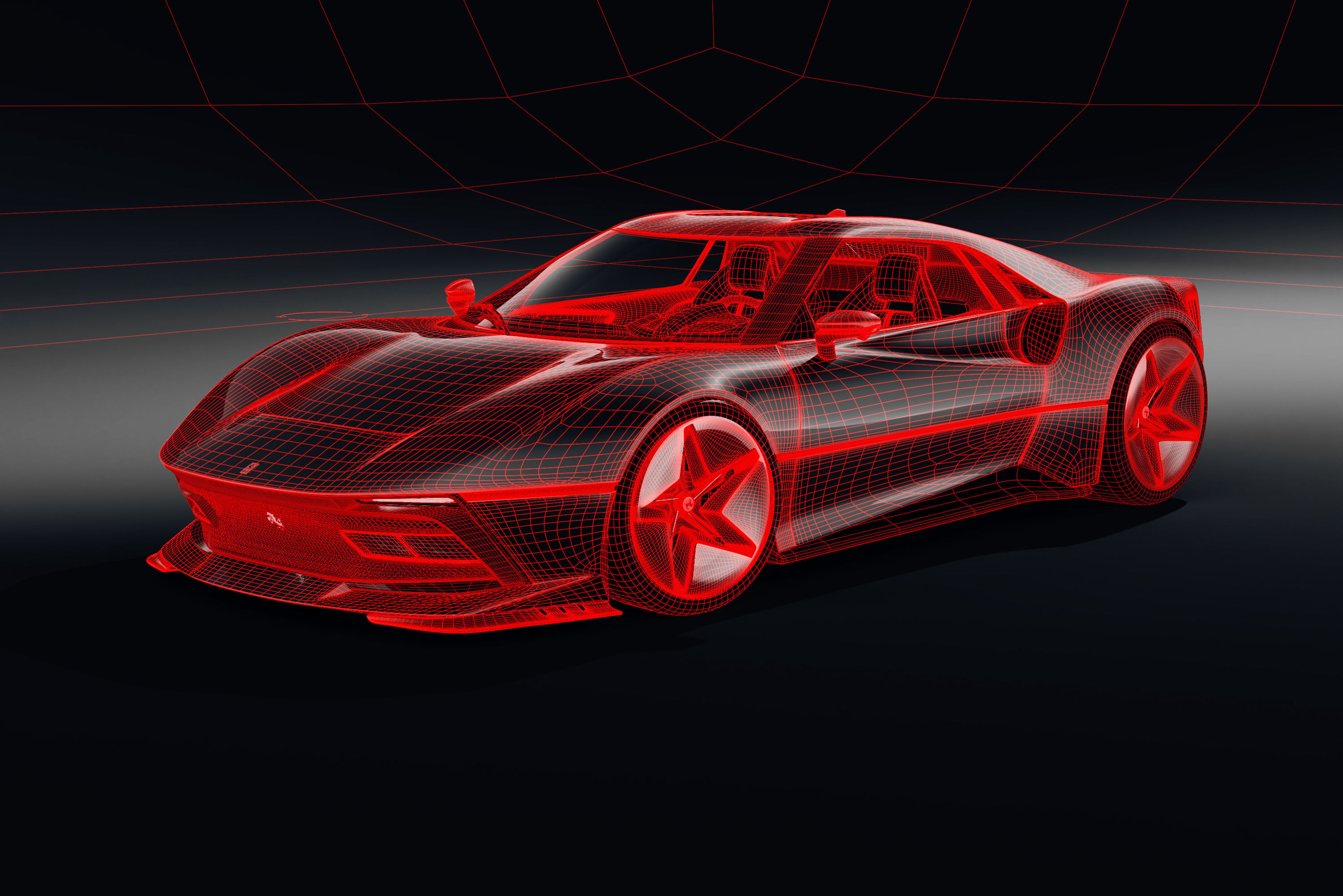 Ferrari 395 GTO concept 3D model_23