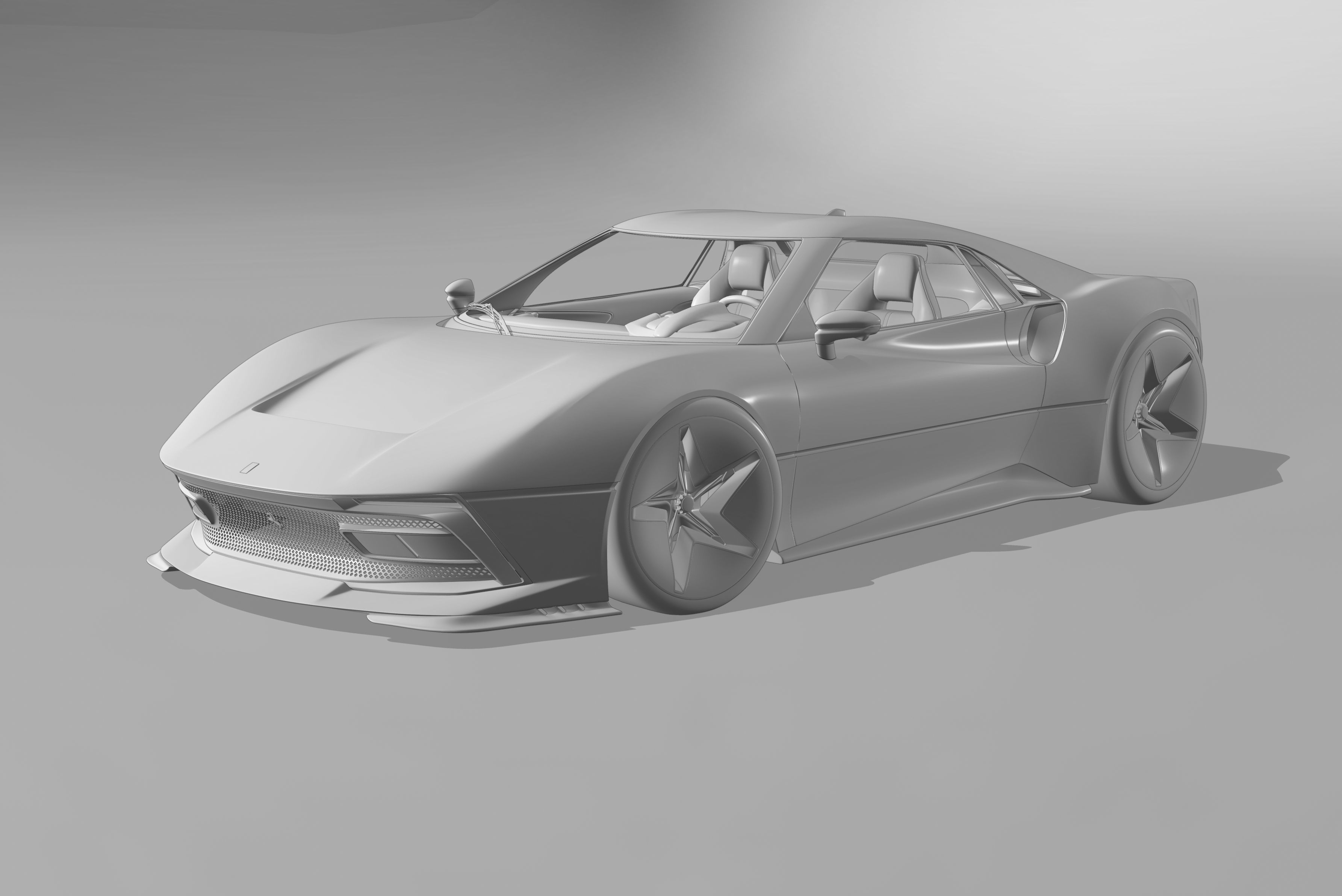 Ferrari 395 GTO concept 3D model_16