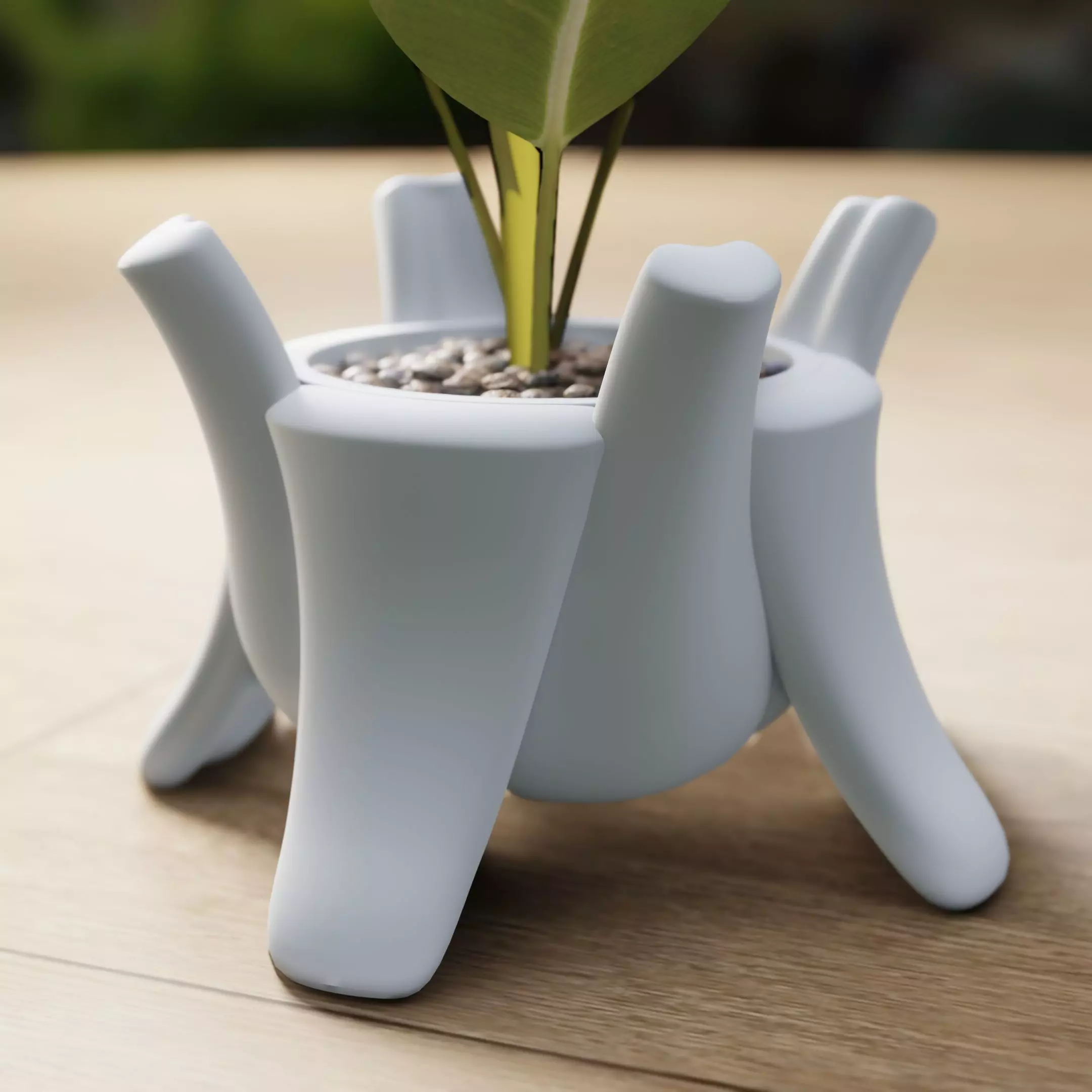 Modern planter Free 3D print model
