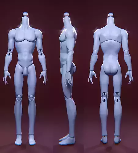 Astro BJD Body 3D print model