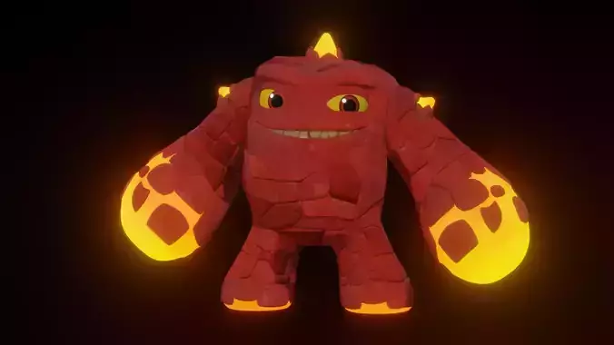 Eruptor Skylanders Academy Model 3D model