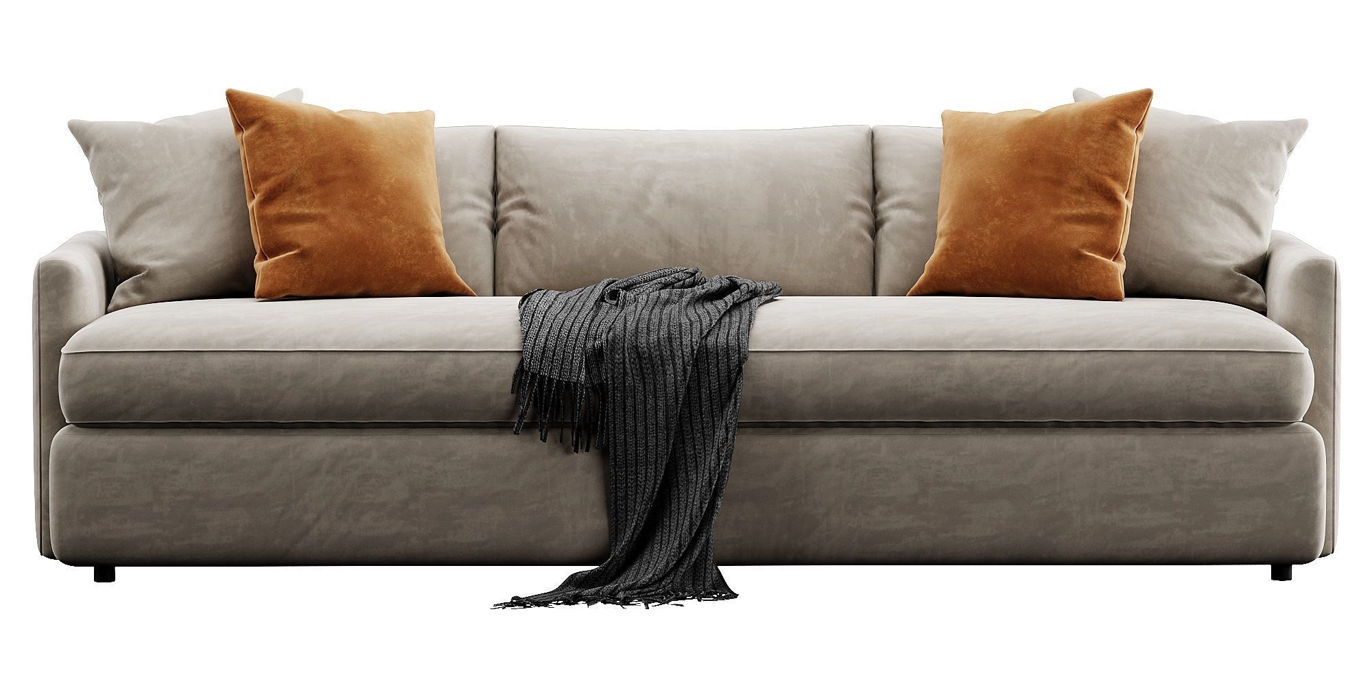 Crate and Barrel Lounge sofa 3D model_8