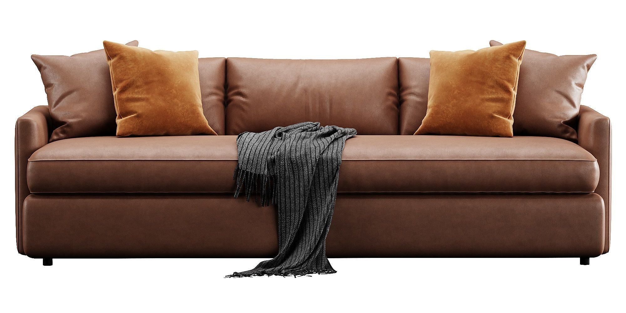 Crate and Barrel Lounge sofa 3D model_7