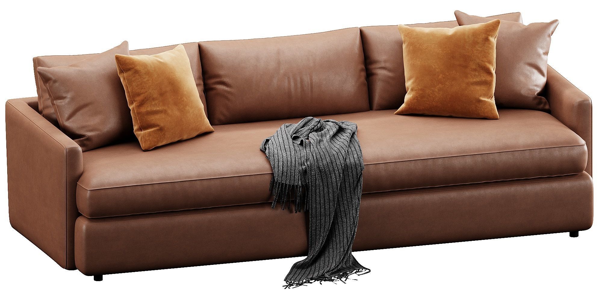 Crate and Barrel Lounge sofa 3D model_11