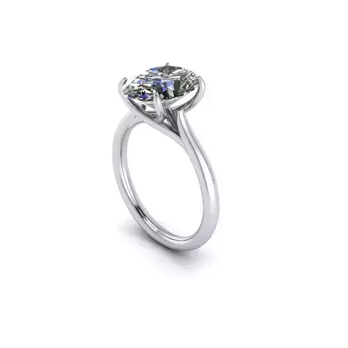 Solitaire Diamond Wedding Ring R121