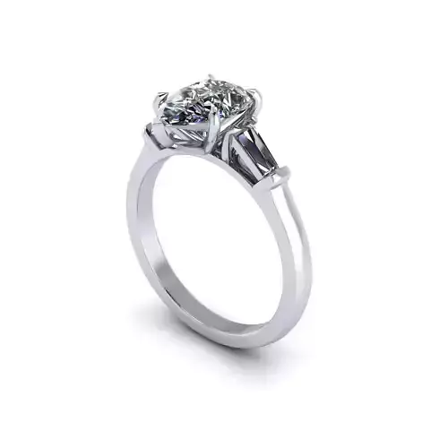 Three-stone Diamond Fashion Ring R163