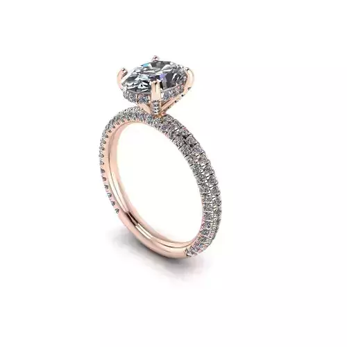 Solitaire Women Diamond Engagement Ring R165