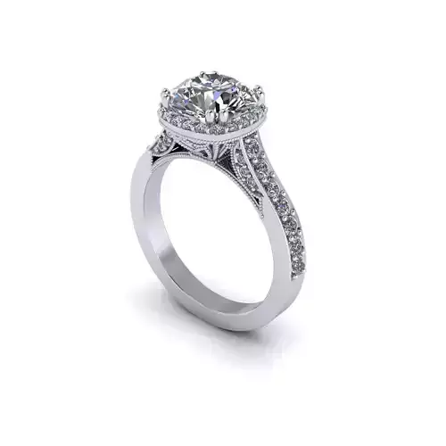 Solitaire Women Diamond Fashion Ring R118