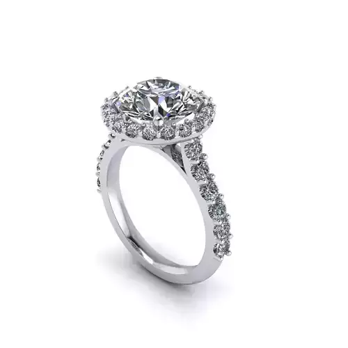 Women Diamond Engagement Ring R202