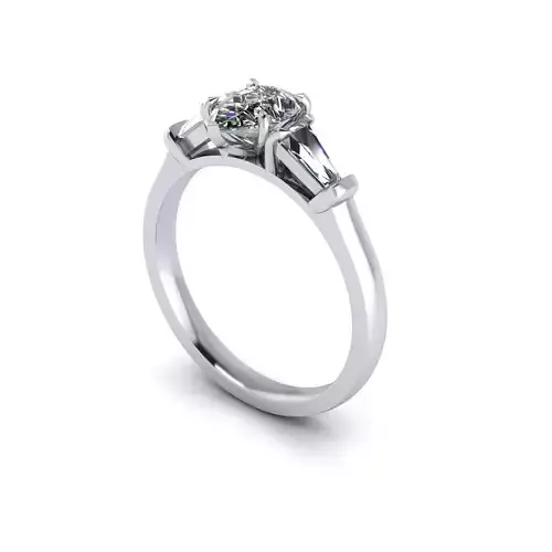Three-stone Diamond Ring R4