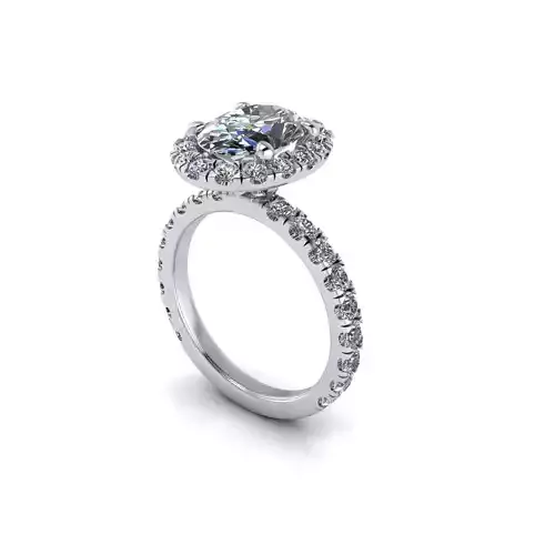 Diamond Fashion Ring R6 3D print model