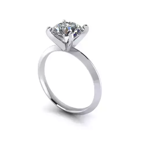 Solitaire Diamond Ring R1