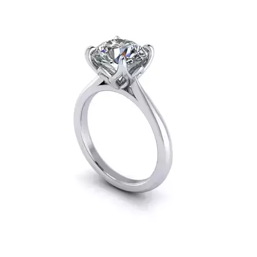 Solitaire Diamond Ring R7