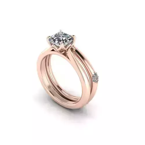 Matching Women Diamond Fashion Rings R1