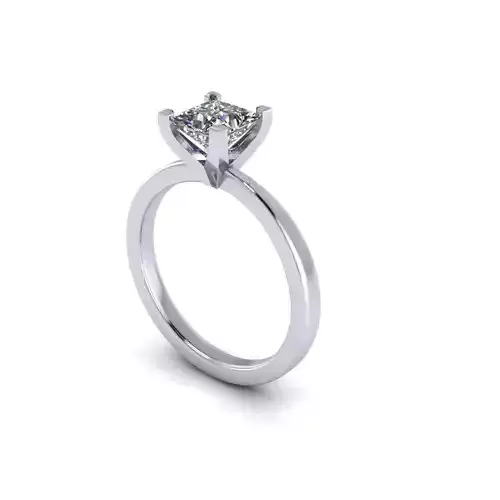 Solitaire Diamond Women Engagement Ring R8