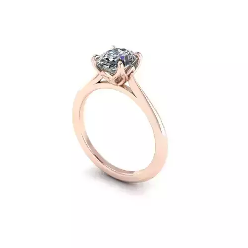 Solitaire Diamond Women Ring R5
