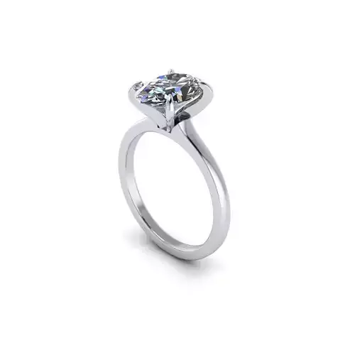 Solitaire Diamond Engagement Ring R4