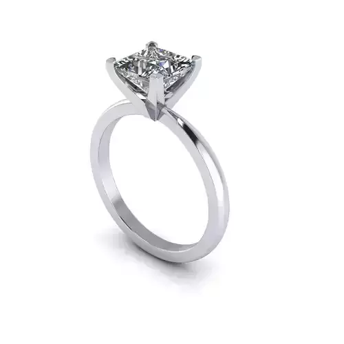 Solitaire Diamond Wedding Ring R1