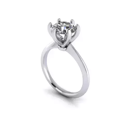 Tiffany Solitaire Diamond Ring R66
