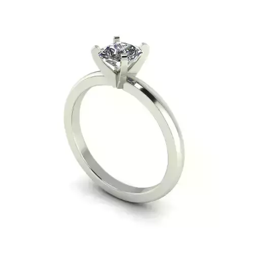 Solitaire Diamond Ring R6 3D print model