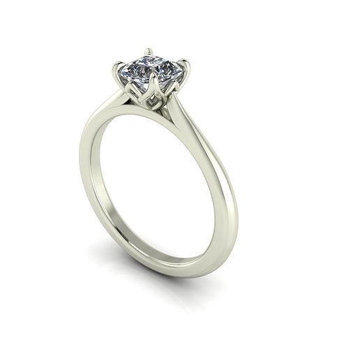 Solitaire Diamond Ring R34 3D print model