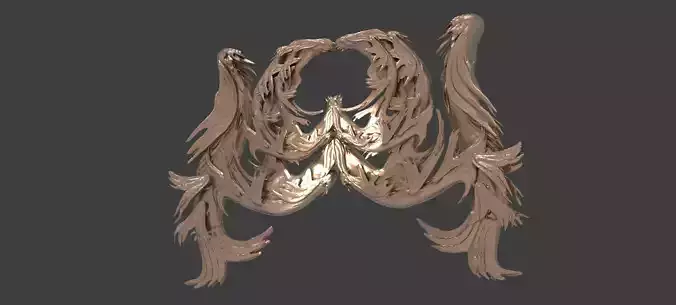 Ocean Dragon archway walls