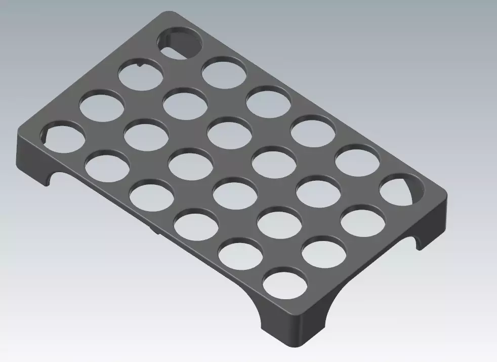 ER25 Collet Rack 3D print model