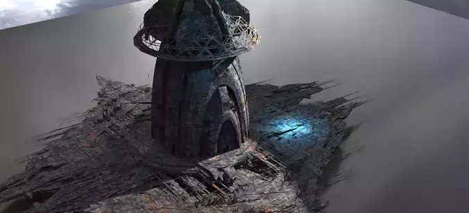 Hive Aquarium Sci fi satellite arrays