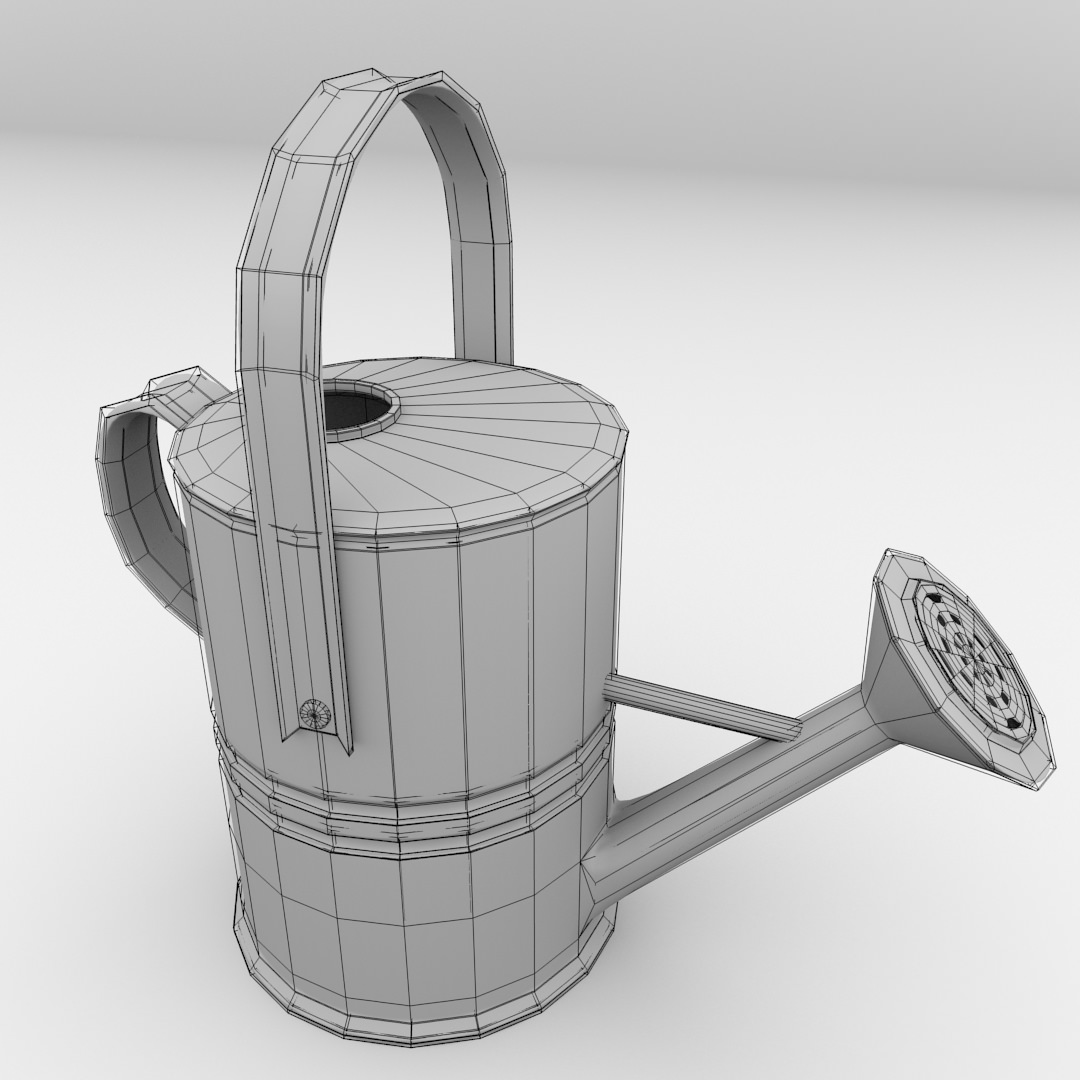 Watering Can 3D model_4