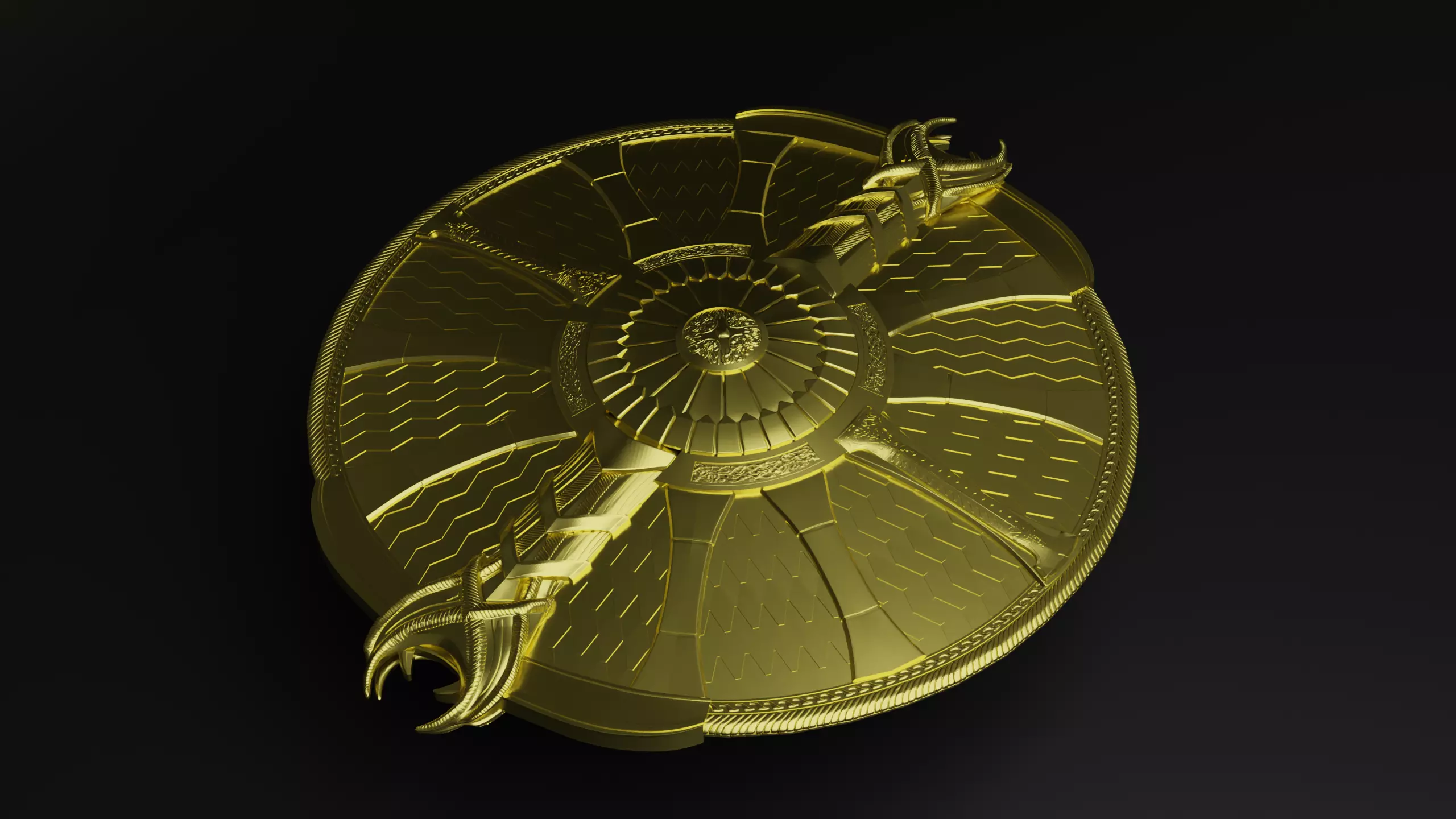 God of War guardian shield Kratos 2018 and Ragnarok 3d print  3D print model_0