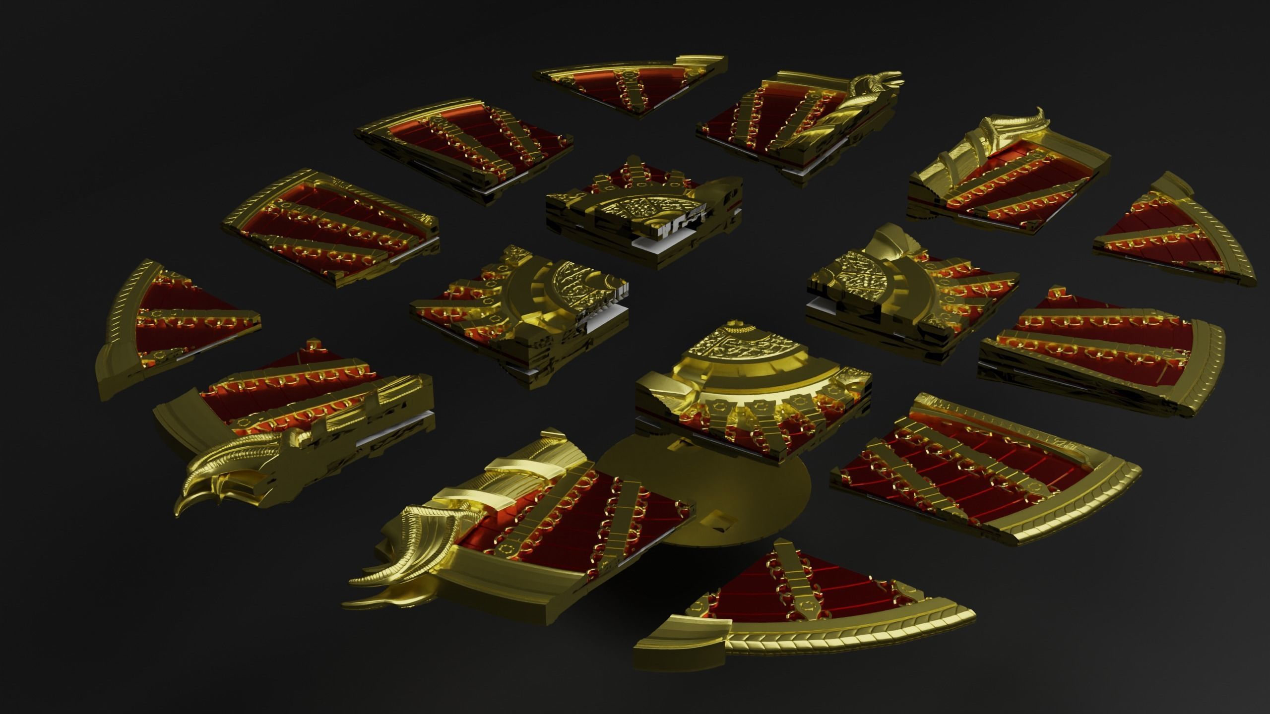 God of War guardian shield Kratos 2018 and Ragnarok 3d print  3D print model_9