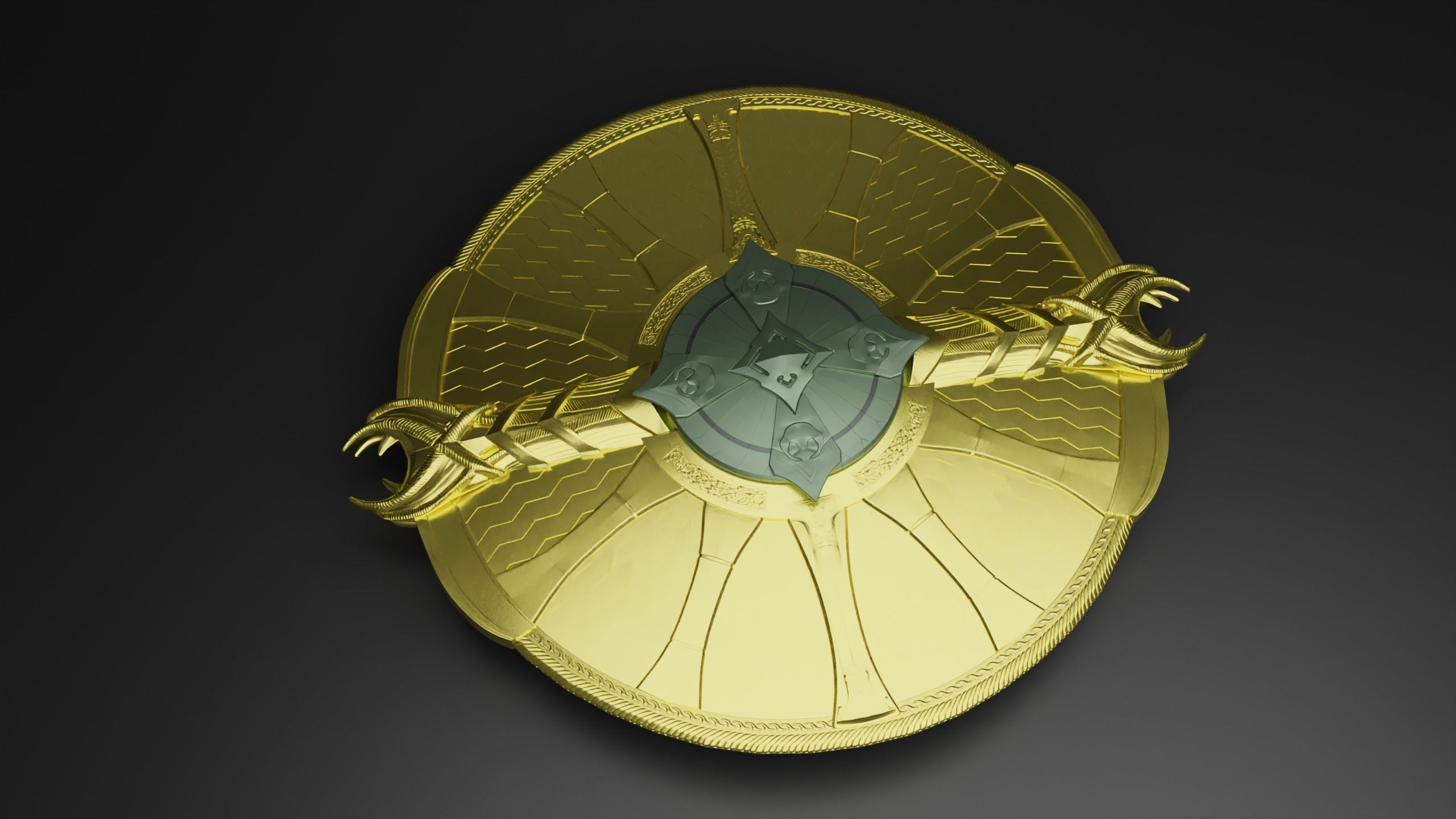 God of War guardian shield Kratos 2018 and Ragnarok 3d print  3D print model_4